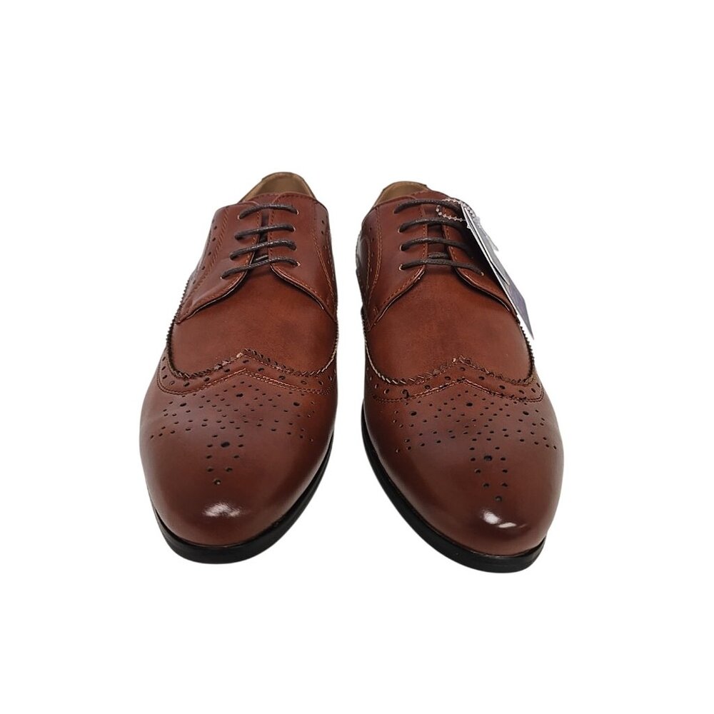 Gallery Seven Men's Marginal oxford Shoe Cognac Size 11M - Picture 5 of 6